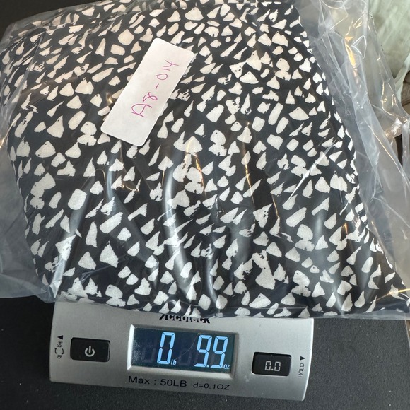 Chicos 3 XL Black White Abstract Print Long Sleeve Top Tunic - Picture 8 of 8